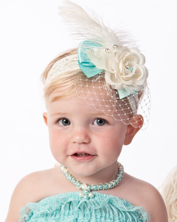 Baby Headband Girls Headband Vintage Inspired on Stretch Etsy