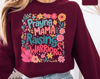 Bluza z nadrukiem "Christian Mama", odzież dla religijnych mam, prezent na Dzień Matki dla modlących się mam