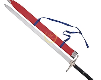 Handmade Dragon Ball Z Trunks Sword, Stainless Steel Cosplay Display Replica with Scabbard, Collectible Wall Decor Gift for Him