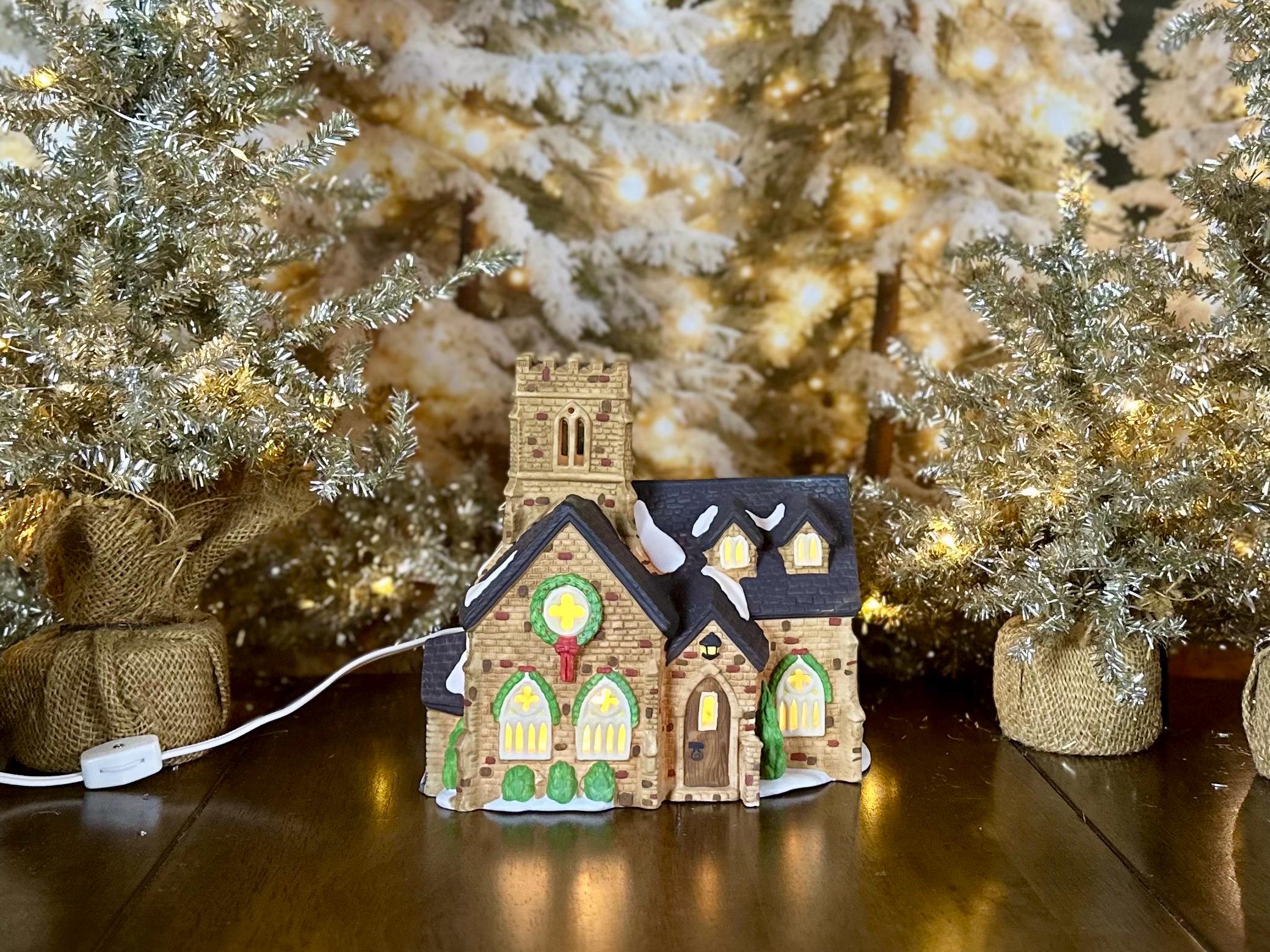 クリスマス DEPARTMENT 56 \"Knottinghill Church\"1989 クリスマス DEPARTMENT 56 