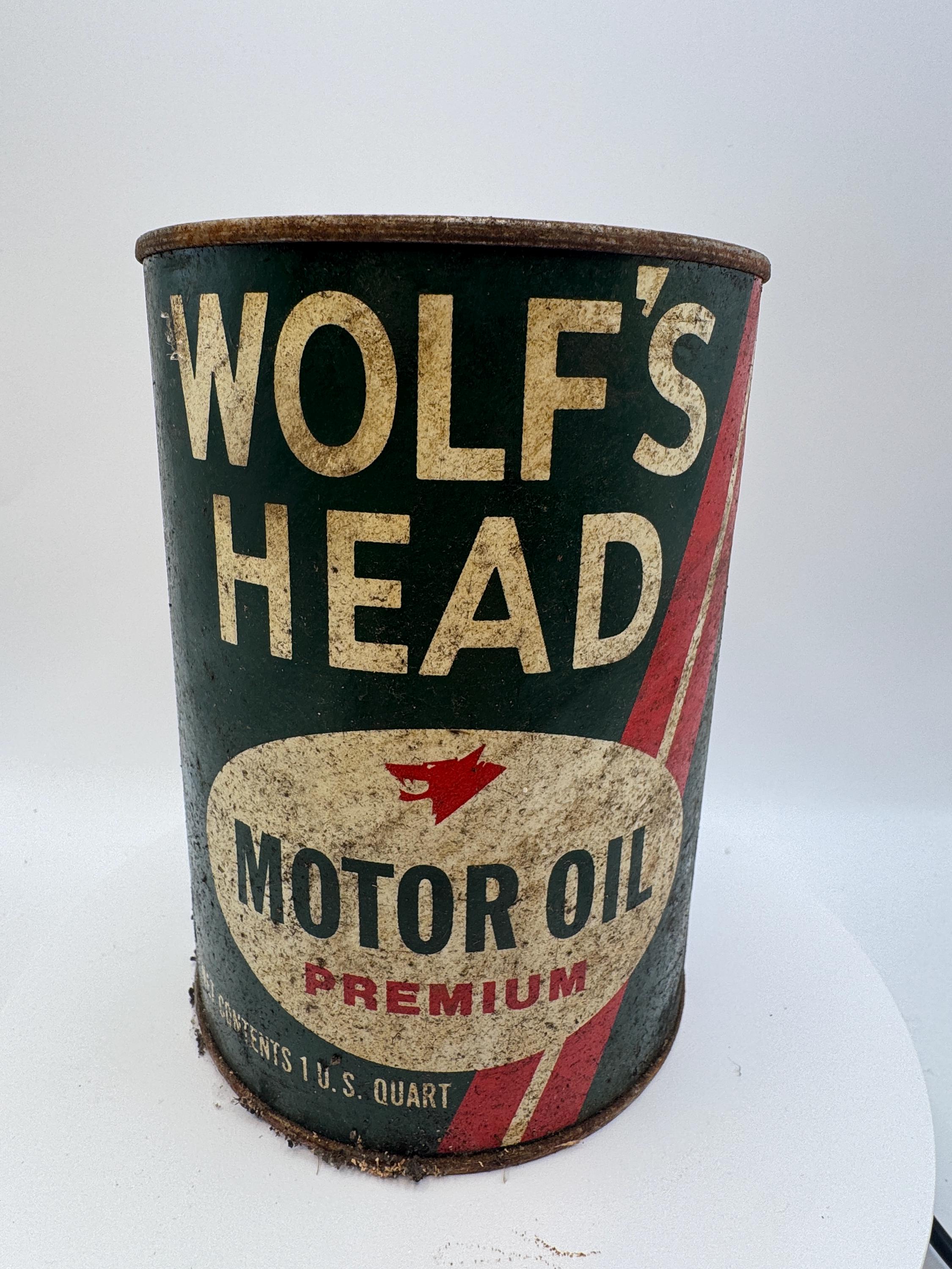 Wolf's head oil can - Etsy 日本
