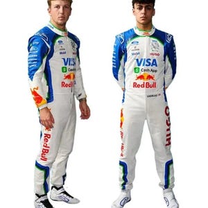 Customisable Go Kart F1 Race Suit Level-2 Standard Suit with Option to Add Custom Logos, Designs, Name, Flag, Number Etc with Free Shipping