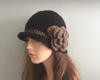 Deluxe Roaring 20s Metallic Red Flapper Girl Cloche Hat