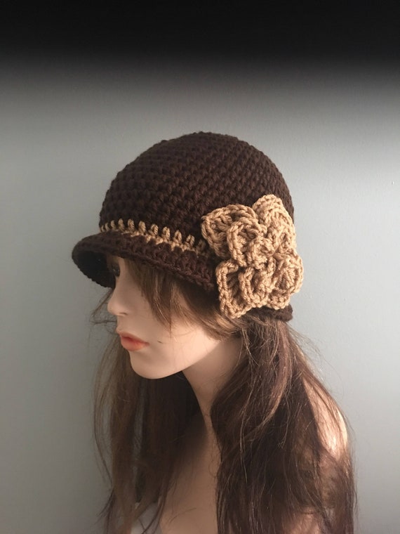 crochet cloche hats for sale