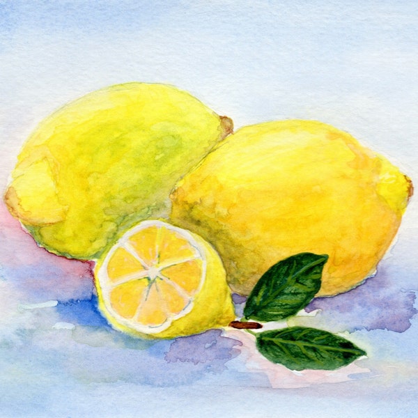 Citrus Painting - Etsy