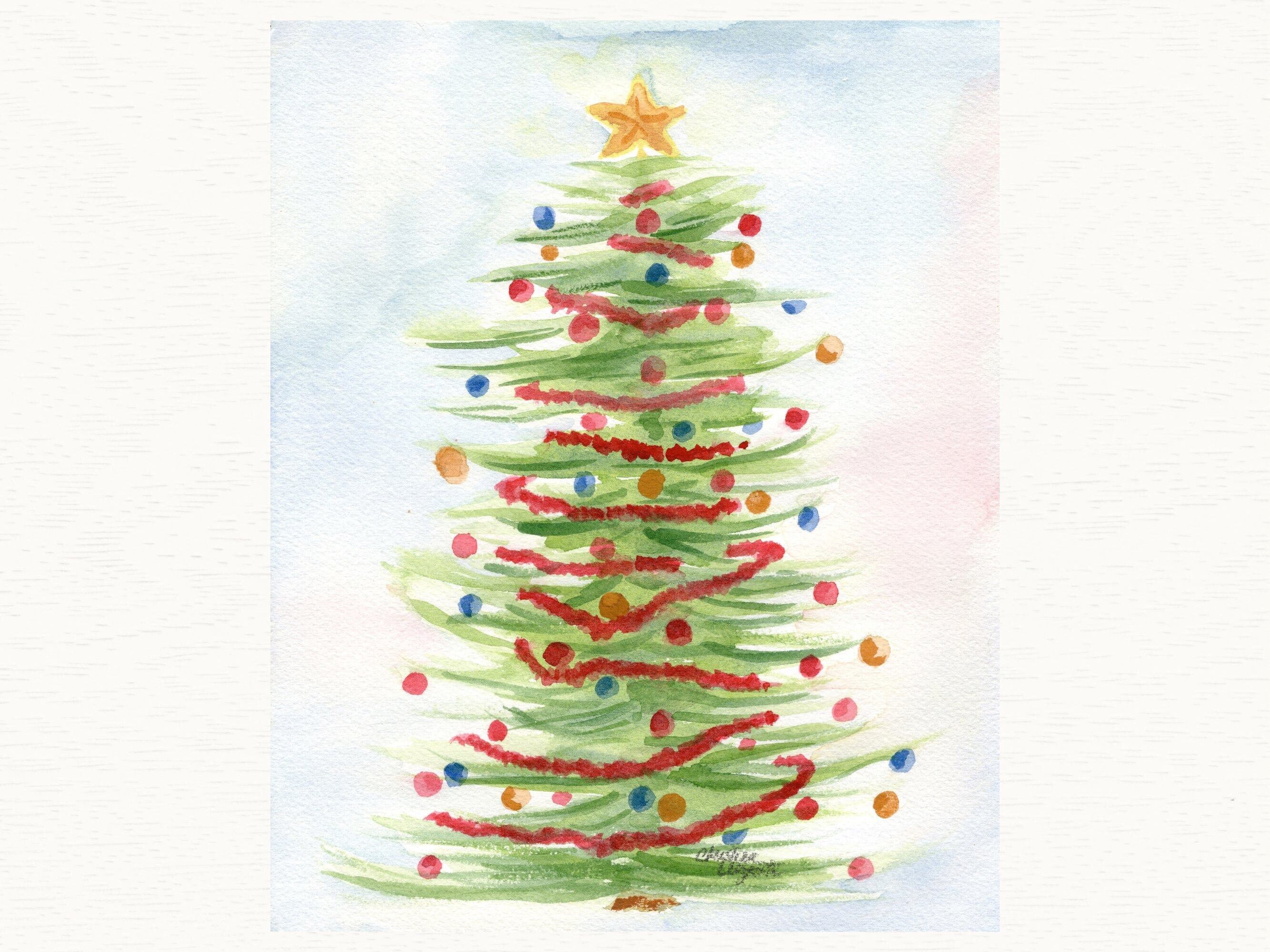 Drawings To Paint & Colour Christmas - Print Design 210