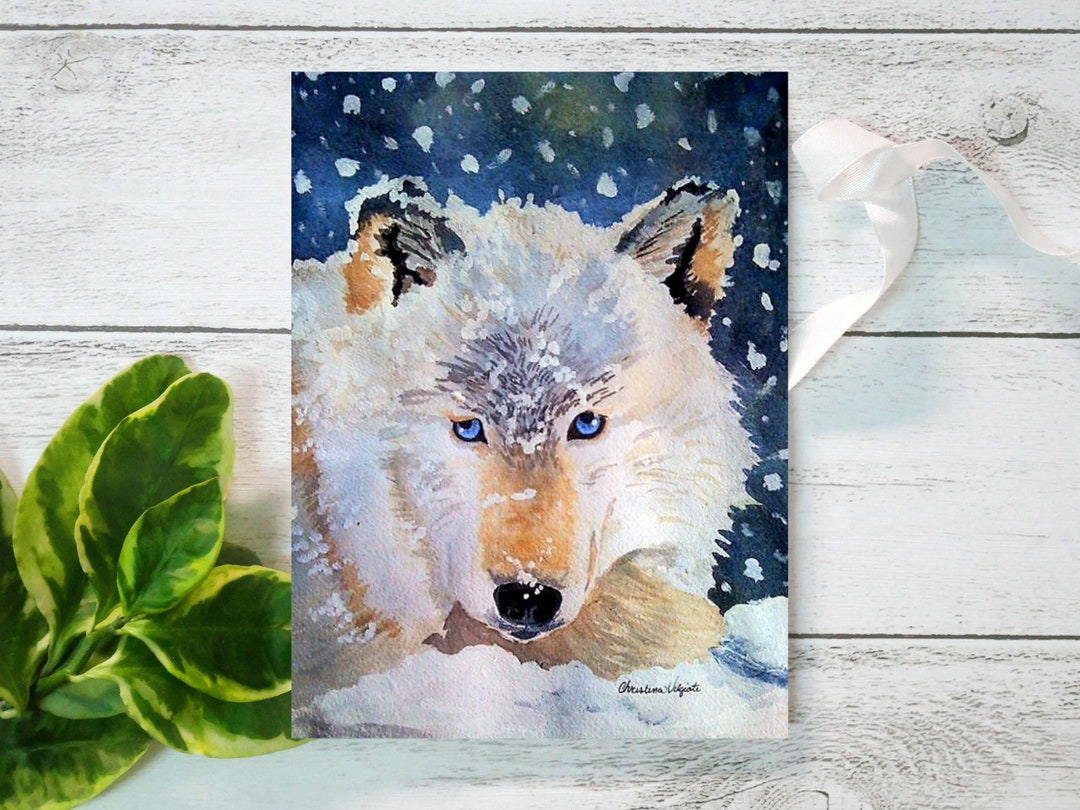 Digital Download, Wolf Greeting Card, Birthday Card, Anniversary Card ...