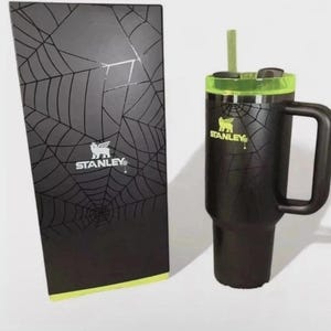 Stanley Halloween Web Glow H2.0 40oz Tumbler Limited Edition New in Box IN HAND image 1