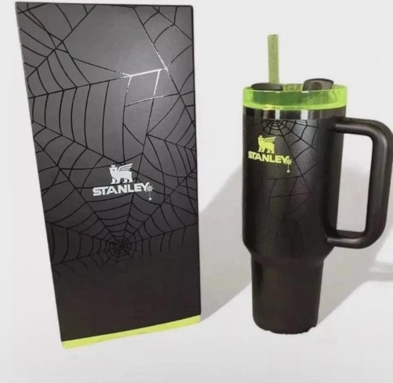 Stanley Halloween Web Glow H2.0 40oz Tumbler Limited Edition New in Box IN HAND image 1