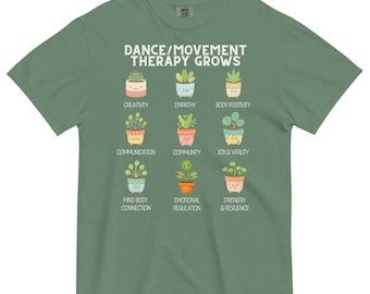 Dans-/rörelseterapi växer - T-shirt i komfortfärger