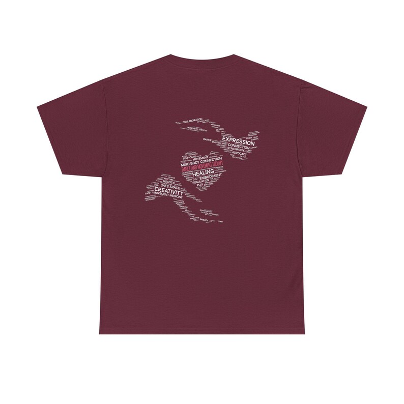 Camiseta con la definición de danza/terapia del movimiento (blanco y negro) imagen 19