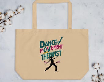 Dansrörelseterapeut - Stor ekologisk tygkasse