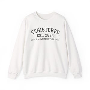 Terapeuta de Movimiento de Danza Registrada (Año EST. Personalizable) - Sudadera imagen 4