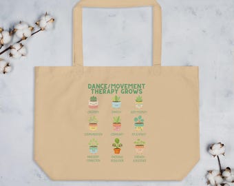 Dansrörelseterapi växer - Stor ekologisk tygväska