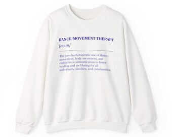 Definition av dansrörelseterapi - Tröja (blå)