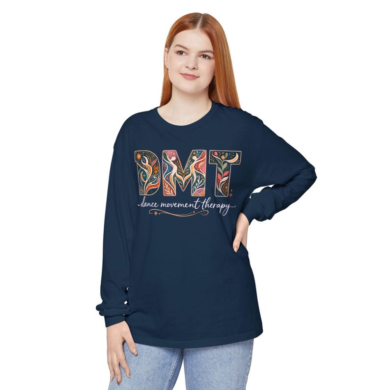 Dance Movement Therapy (DMT) Elemental Movement - Long Sleeve Tee image 3
