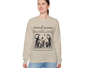 Familia orgullosa de un terapeuta de movimiento de danza (personalizable) - Sudadera de apoyo