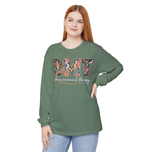 Dance Movement Therapy (DMT) Elemental Movement - Long Sleeve Tee image 1