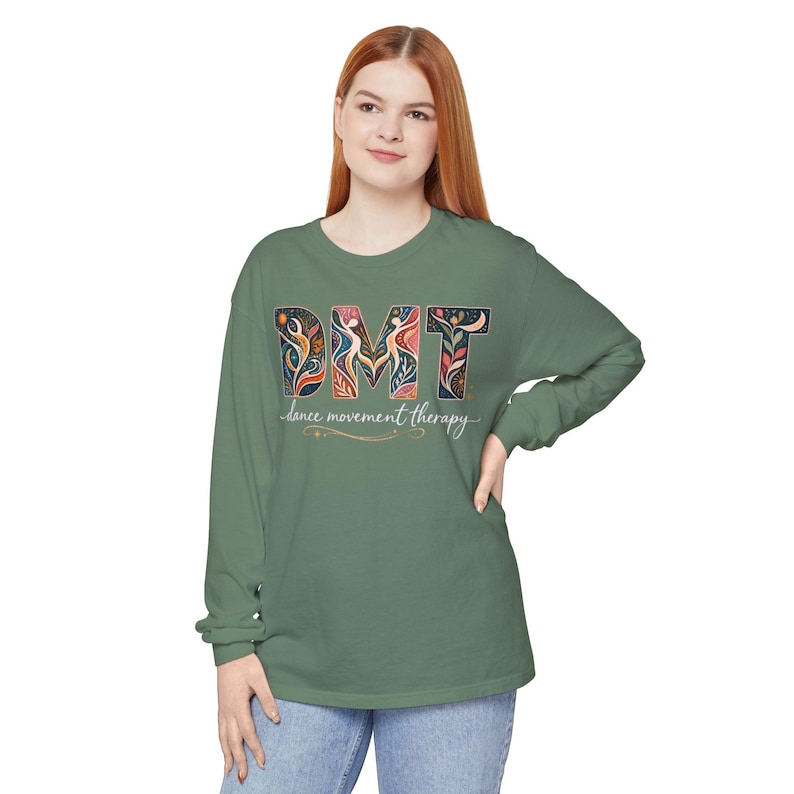 Dance Movement Therapy (DMT) Elemental Movement - Long Sleeve Tee image 1