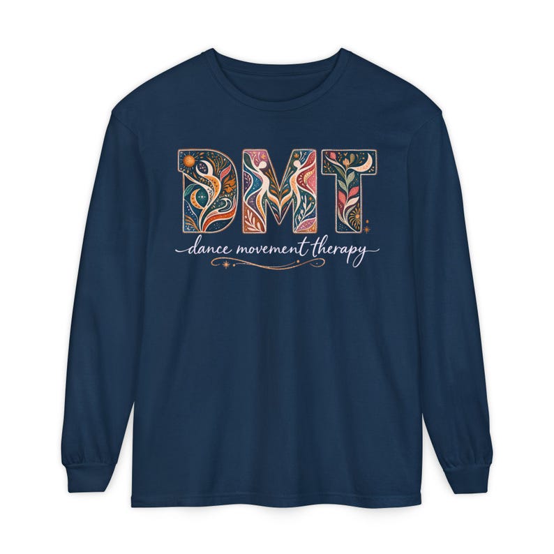 Dance Movement Therapy (DMT) Elemental Movement - Long Sleeve Tee image 4