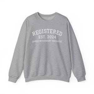Terapeuta de Movimiento de Danza Registrada (Año EST. Personalizable) - Sudadera imagen 9