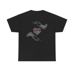 Camiseta con la definición de danza/terapia del movimiento (blanco y negro) imagen 18