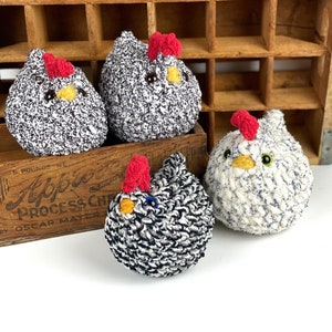 Emotional Support Mabel Crochet Chicken Plushie, Crochet Chicken, Stuffed Chicken, Amigurumi Chicken Hen, Handmade Stuffed Animal