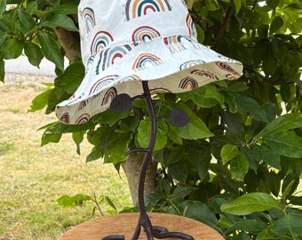 Handmade Cotton Bucket Hat | Reversible Sun Hat for Babies, Kids & Adults | Assorted Prints | Custom Sizes 1 Year to Adult | Lightweight
