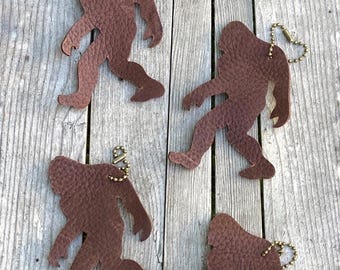Sasquatch kiezelleren sleutelhanger Bigfoot Yeti Big Foot sleutelhanger tas rugzak