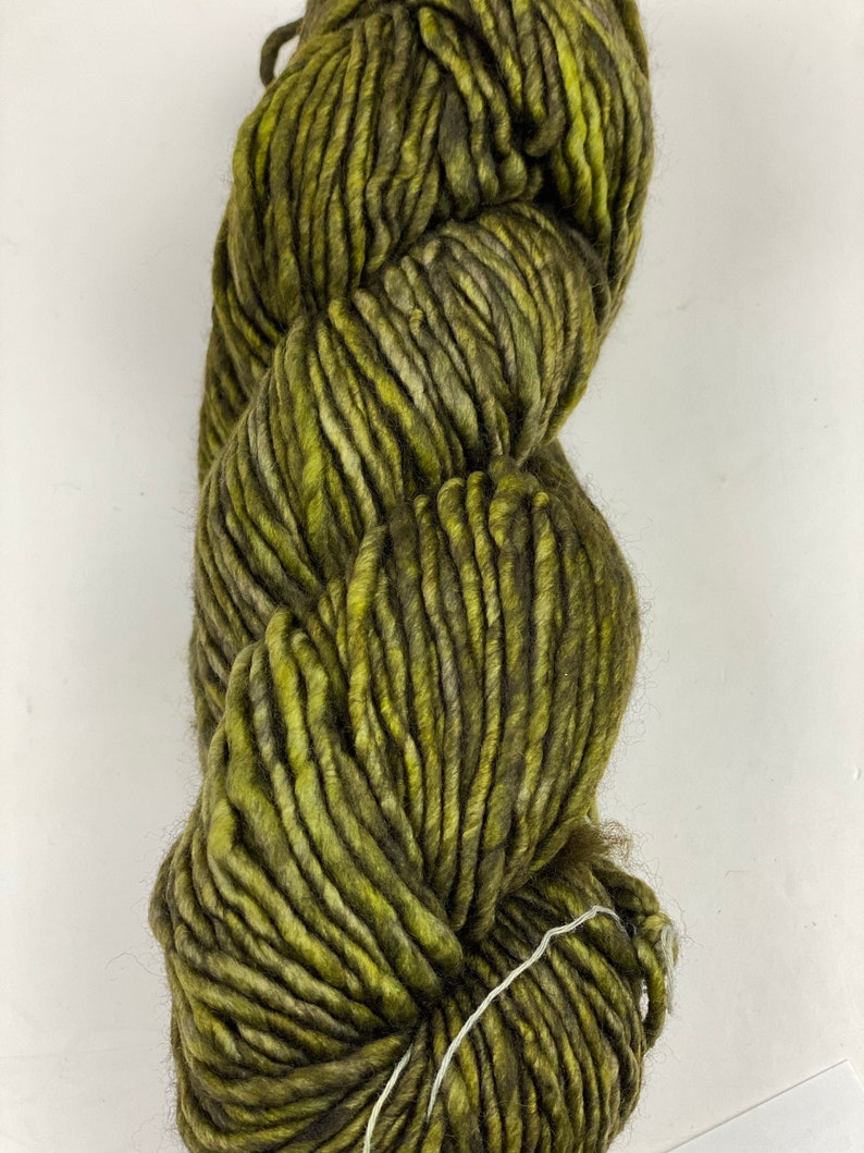Malabrigo Mecha Superwash Merino Bulky Weight 5 Yarn 045 Chircas Green