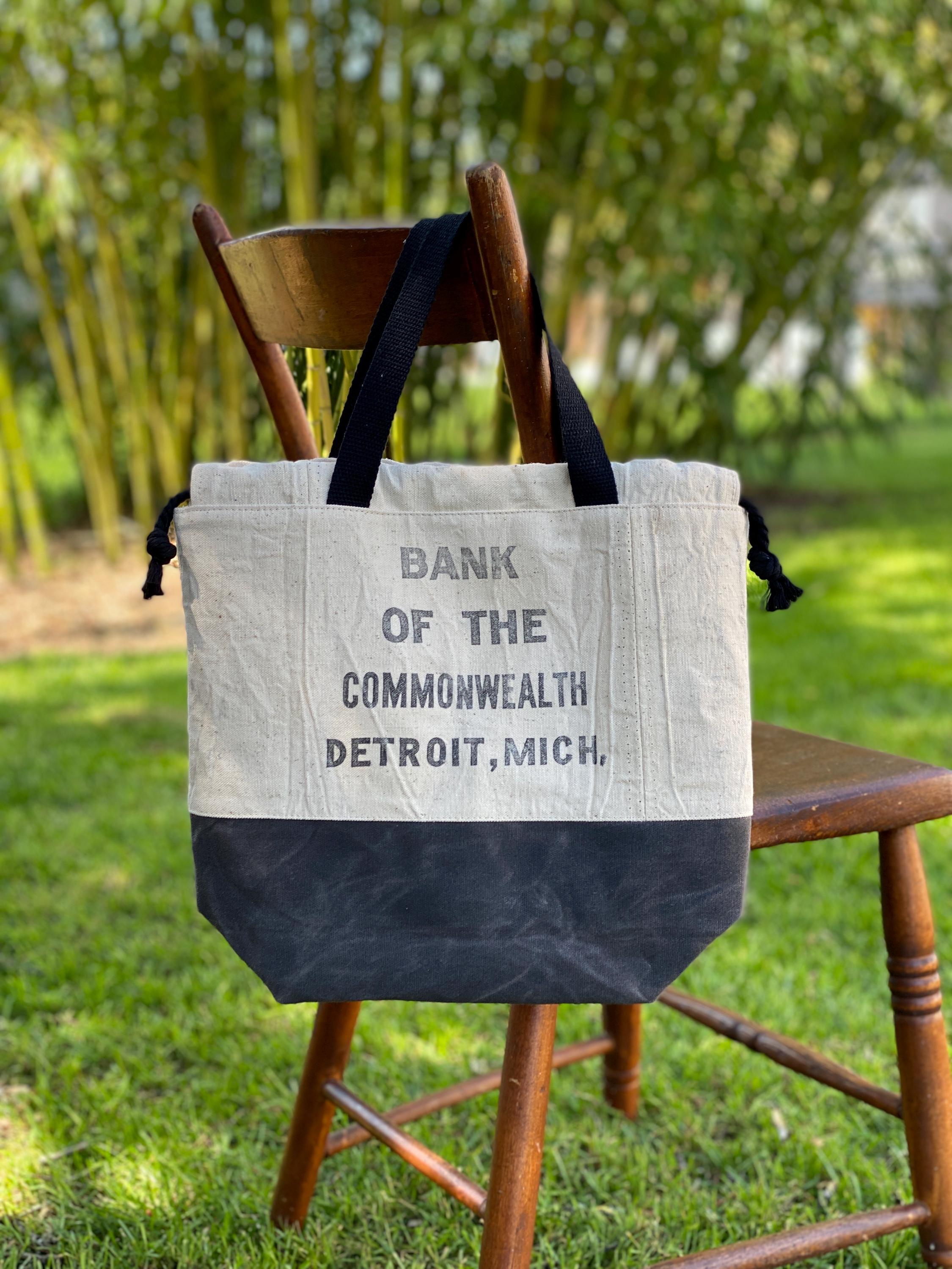 Vintage Bank of the Commonwealth Detroit Michigan Upcycled Money 