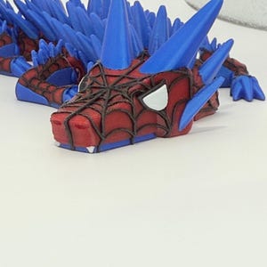 Spider Web Fidget • Articulated Fidget Dragon • Stocking Stuffer • 3D Print