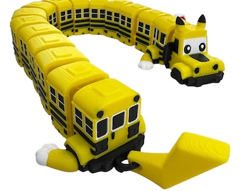 School Bus 192 Wood and Plastic Pull Toy 1965 Vintage Fisher-price