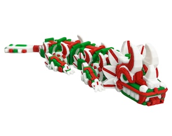 Figura articulada de serpente mesoamericana asteca | Dragão articulado impresso em 3D | Guardião ancestral para mesa