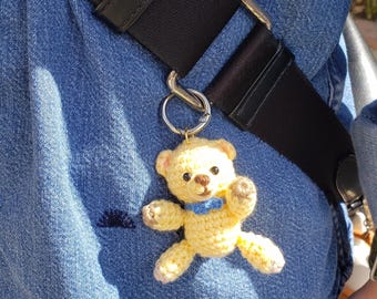 Llavero de oso de Resident Evil – Llavero de ganchillo hecho a mano