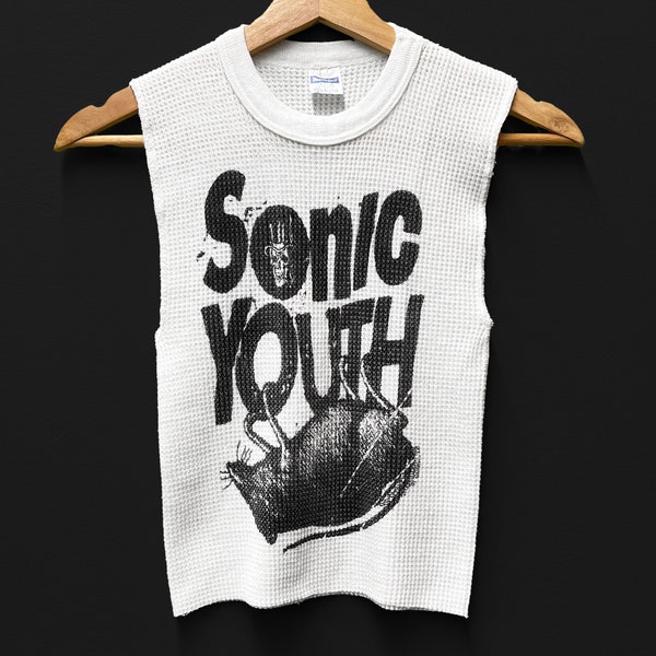 Sonic Youth Crop 50/50 Thermal Size XS/S