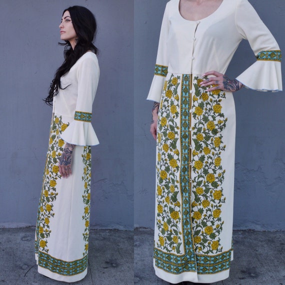 Alfred Shaheen Hawaii Vintage Maxi Dress