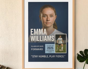 Personalisiertes Sport-Poster | DIY Foto Vorlage (Digitaler Download)