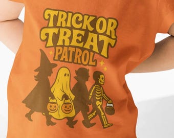 Süßes oder Saures Patrouille PNG | Retro Halloween Clipart (digitaler Download)