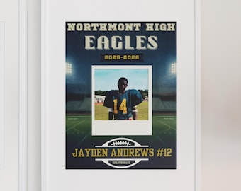 Anpassbares Fußball Senioren Nacht Poster | Canva Vorlage (Digitaler Download)