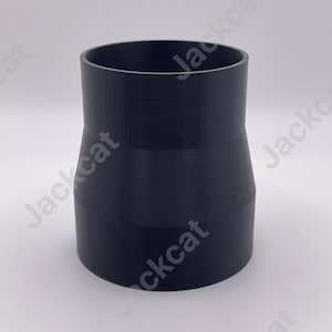 90mm to-70mm Duct Pipe Reducer - HVAC / Dust Extraction / Vacuum Hose Adapter - ASA Plastic -UV & Heat Resistant - uk made