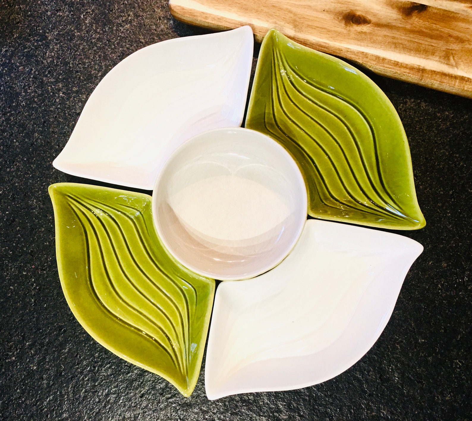 Vintage Ceramic Serving Bowls Set of 4 With Matching Etsy