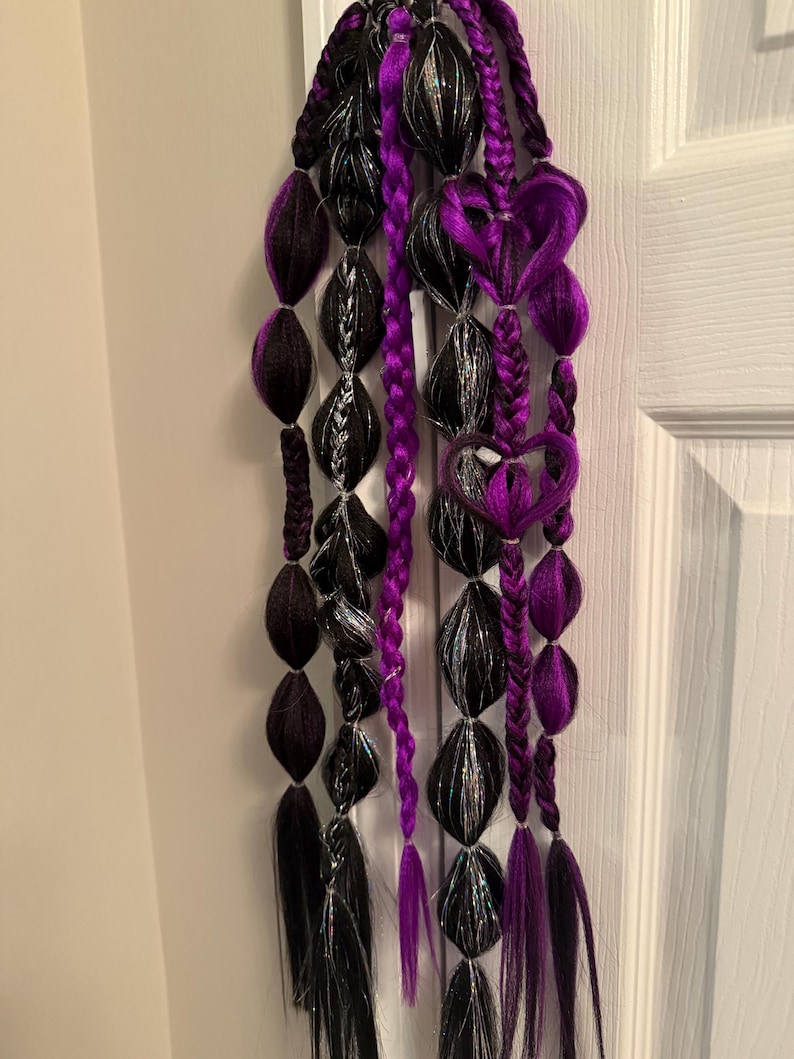 Custom Braided Hairpiece – Personalized Reusable Braid | Choose Colors ...