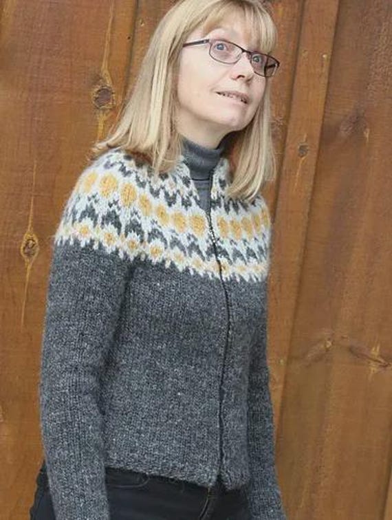 Modèle de tricot de pull islandais | Empiècement nordique (téléchargement PDF)