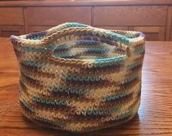 Crochet Storage Basket | Easy Crochet Pattern PDF