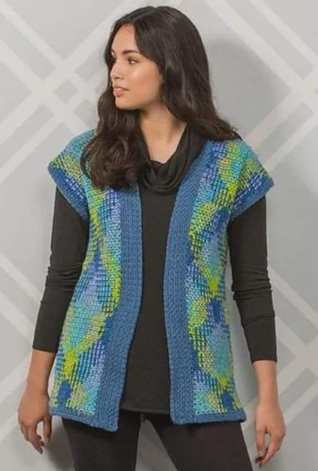 Colorwork Mosaic Vest Tutorial • Beginner-friendly Clothing Guide • PDF ...