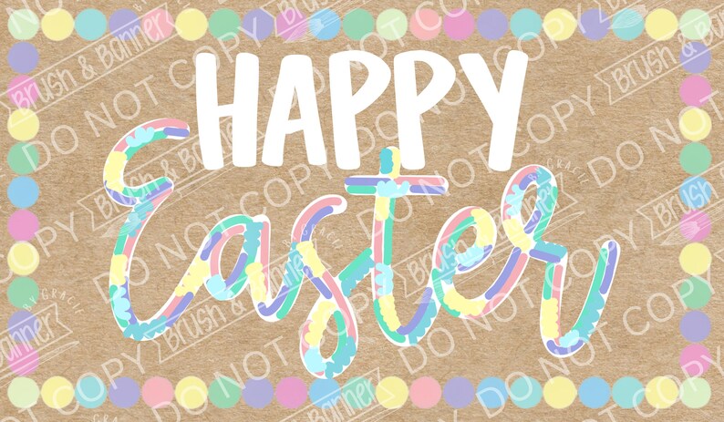 Banner Template | Editable Canva Banner | 35x60 | Easter Theme ...