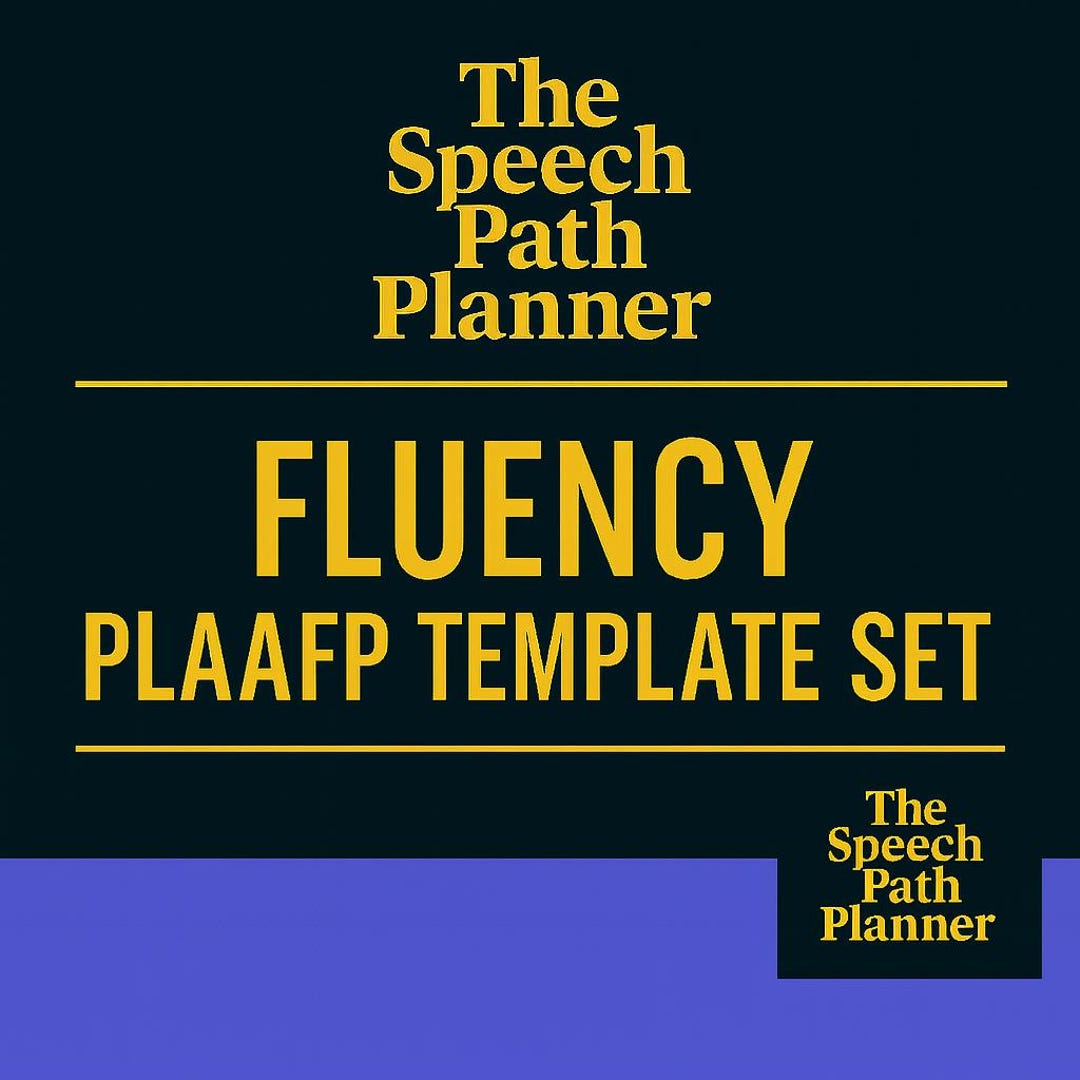Plaafp Plan.pdf Fluency PLAAFP Template Set | ARD/IEP Template - Etsy