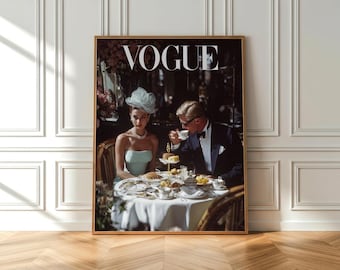Parisian Cover Print | Elegant Dinner Party Wall Art (Digital Download)