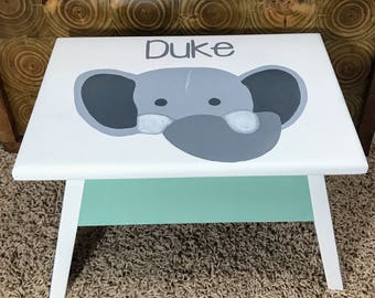 mint green step stool